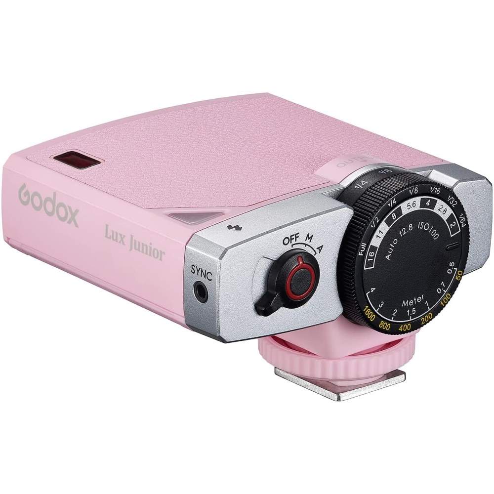 Godox Lux Junior Retro Camera Flash (Pink)