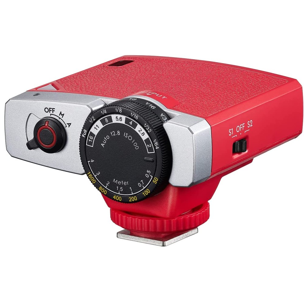 Godox Lux Junior Retro Camera Flash (Red)