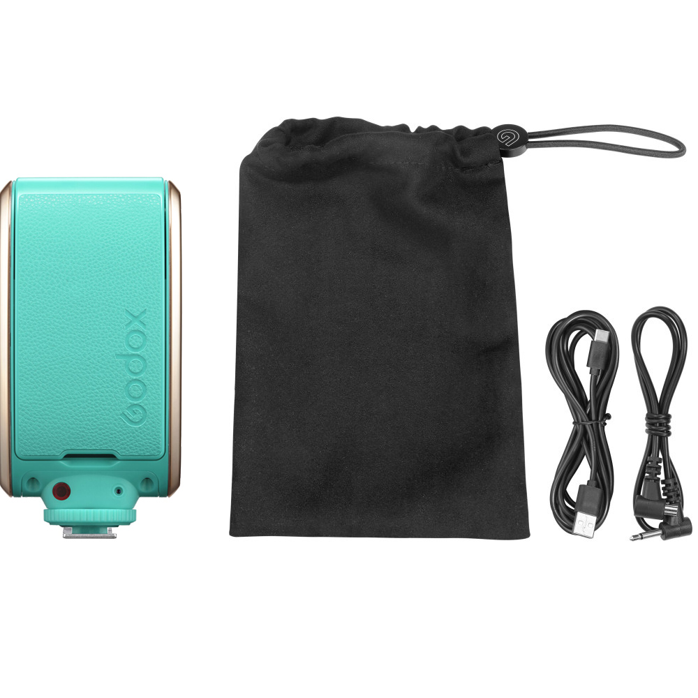 Godox Lux Senior Retro Camera Flash (Mint Green)