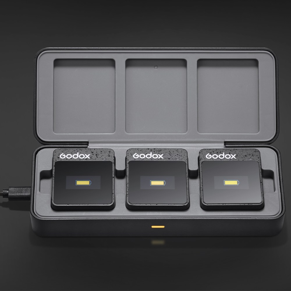 Godox MoveLink II M2 Compact Digital Wireless Microphone System (Black)