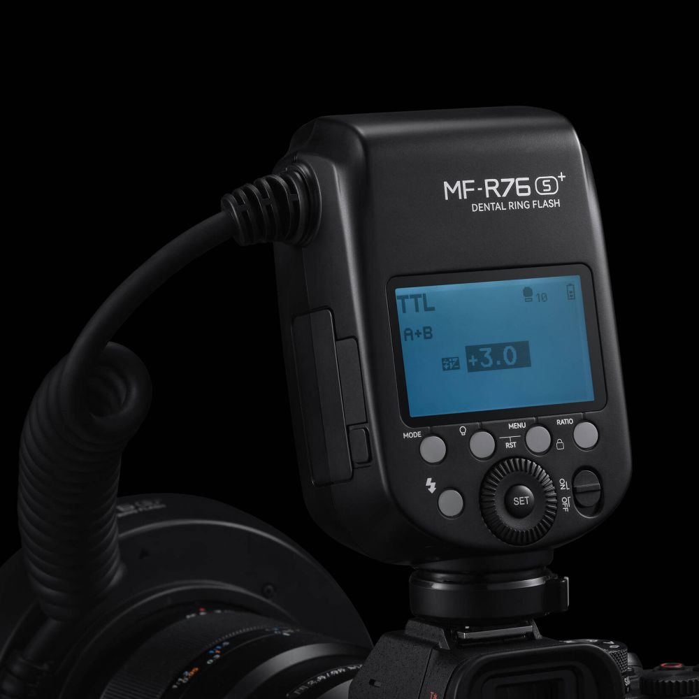 Godox MF-R76S+ Macro Ring Flash for Dental Photography for Sony