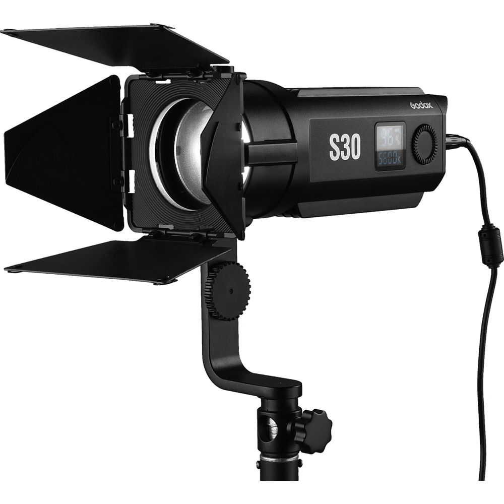 Godox S30 LED focusing light with SA-08