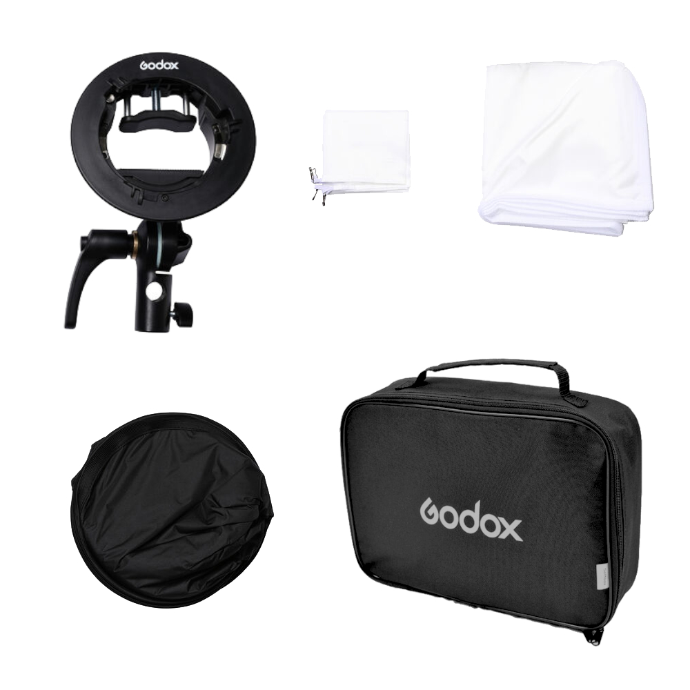 Godox SGUV6060 Outdoor Flash Kit S2 bracket Softbox