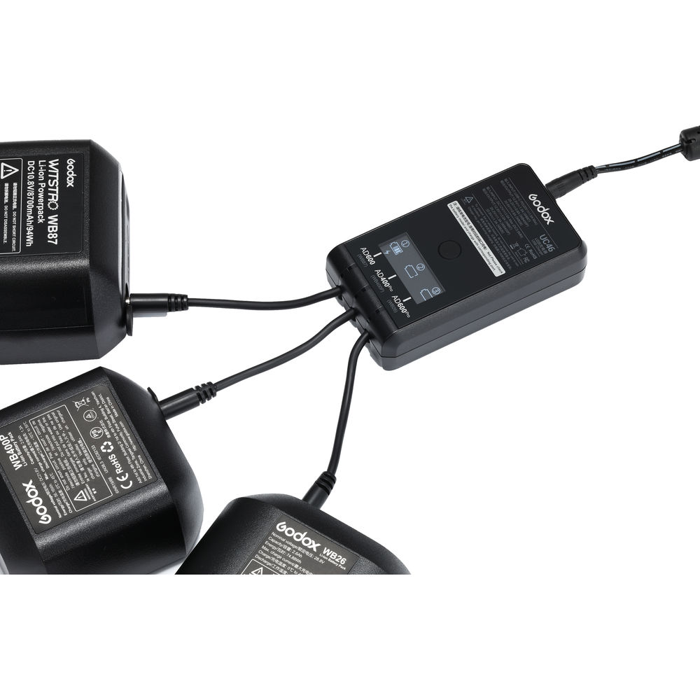 Godox UC46 Charger for WB400P, WB87, WB26 (simultaneously charging)