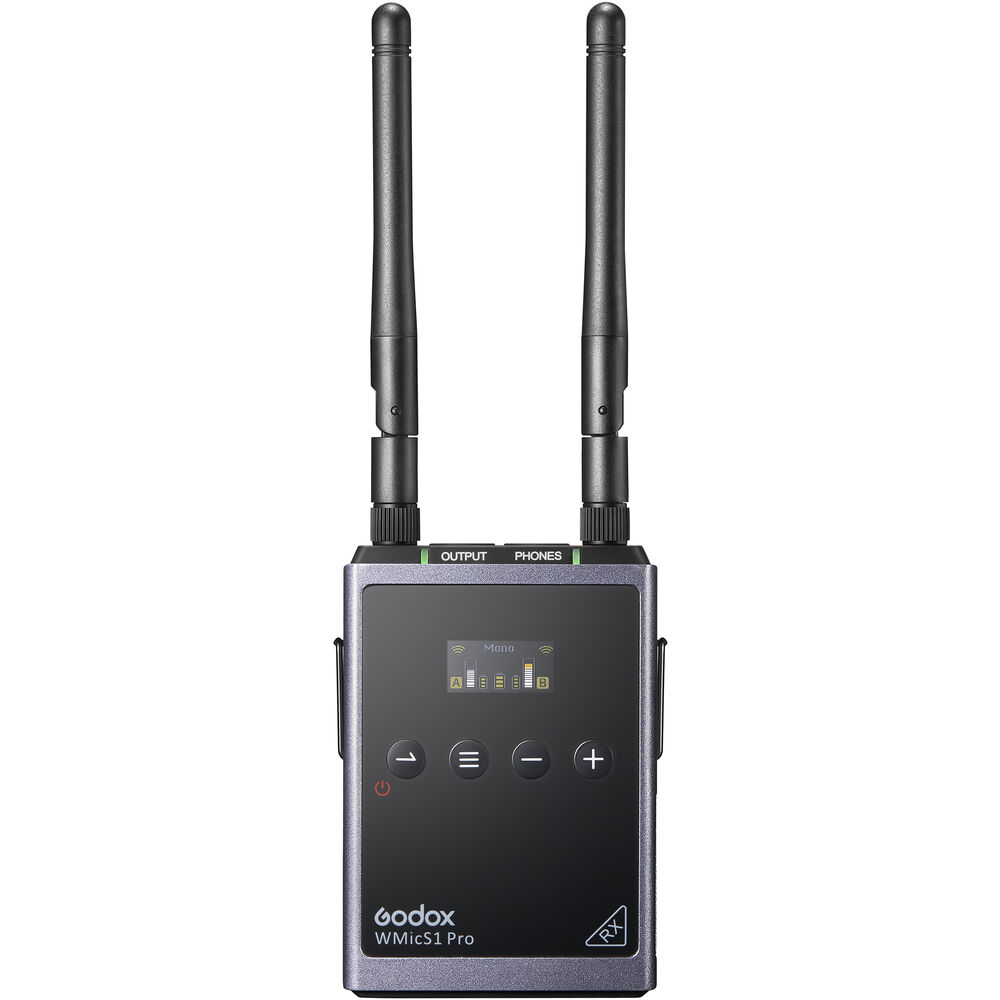 Godox WMicS1 Pro Kit 2 Wireless Lavalier Microphone System