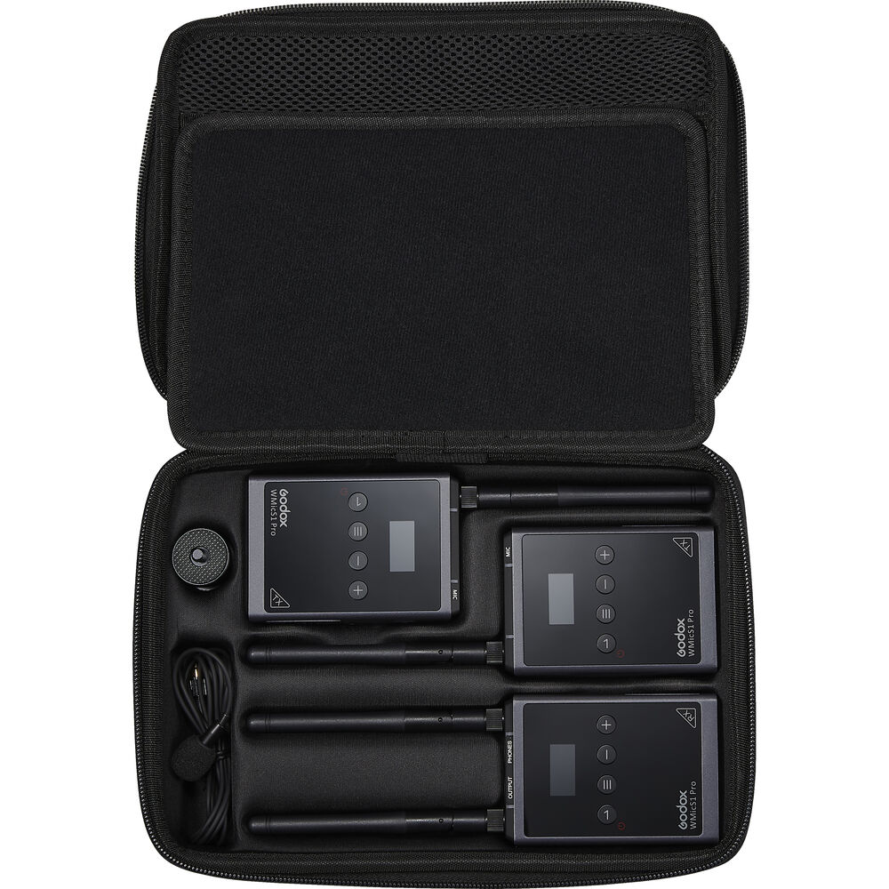 Godox WMicS1 Pro Kit 2 Wireless Lavalier Microphone System