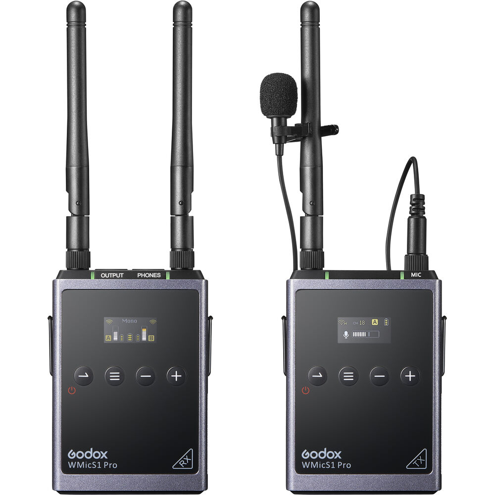 Godox WMicS1 Pro Kit Wireless Lavalier Microphone System