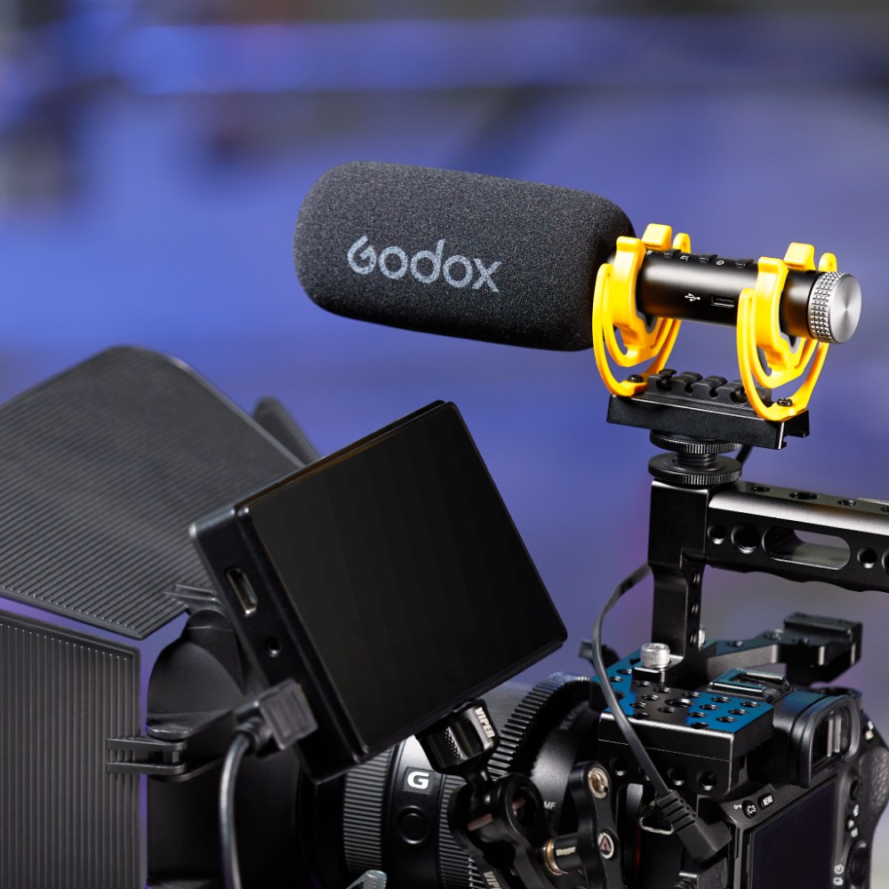 Godox VDS-M2 Supercardioid Camera-Mount Shotgun Microphone