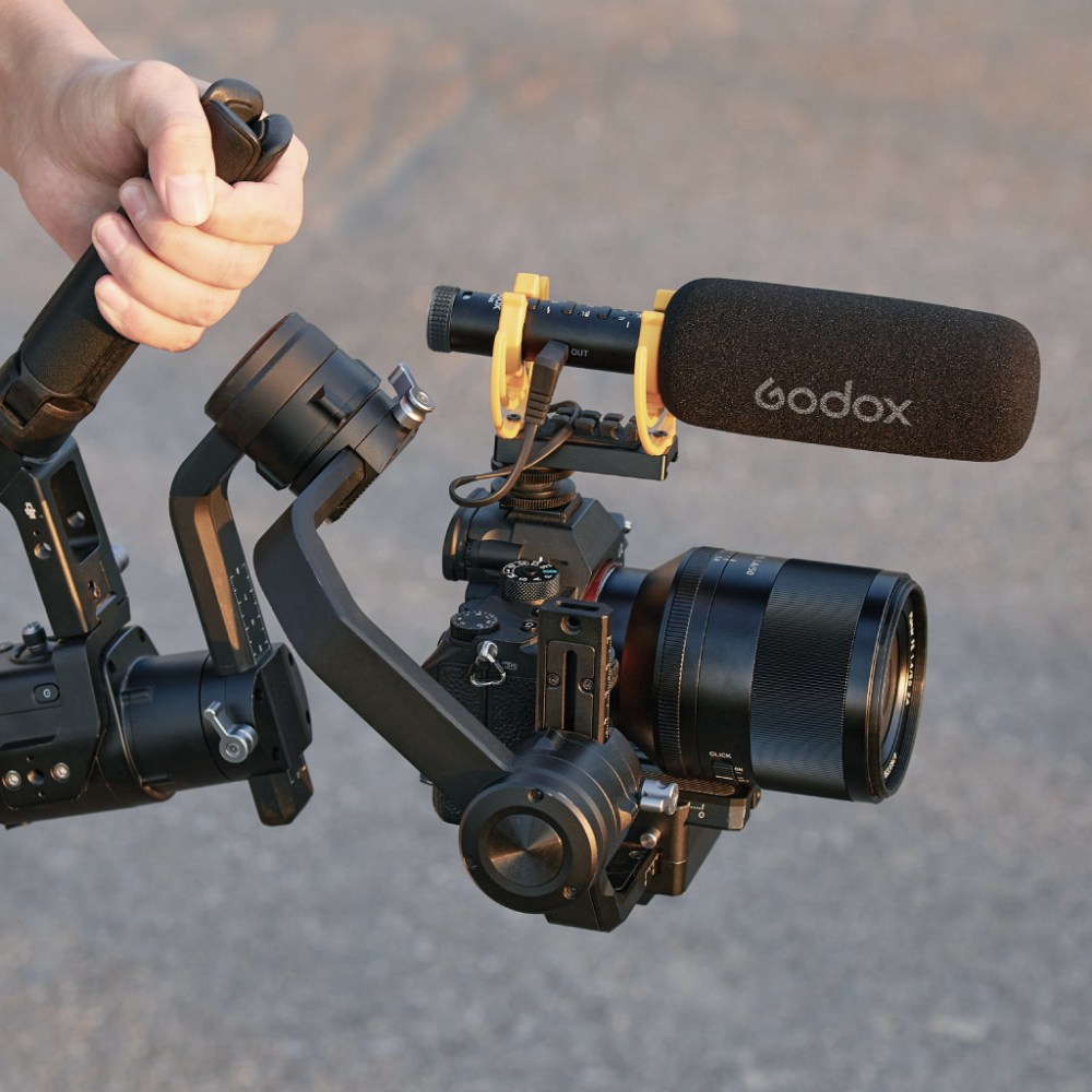 Godox VDS-M2 Supercardioid Camera-Mount Shotgun Microphone